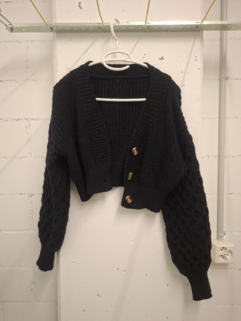 Damen Strickjacke Schwarz