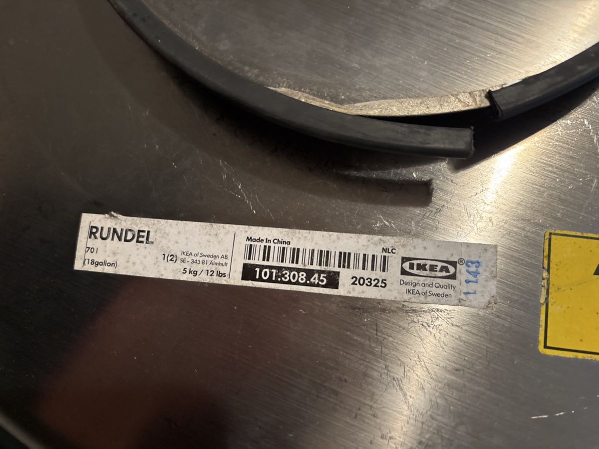 Altro per la casa: IKEA Eimer Rundel Edelstahl gebraucht – Usato da Thun venduto da Kerolein 6