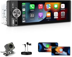 Bildschirm Single-DIN Kabelloses CarPlay Android Auto 6