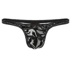 Chic e sexy Tanga di vinile Uomo- tg L/XL- nuovo