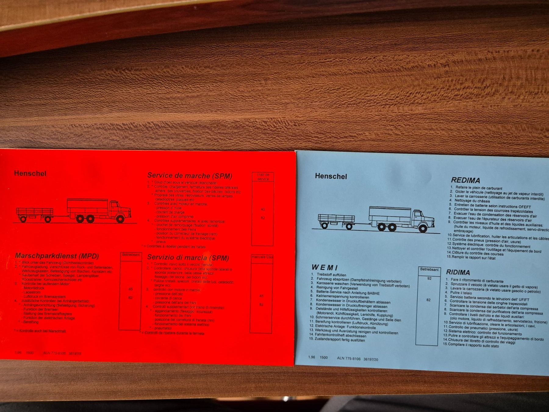 Foto & Immagini: Carte SPM HENSCHEL Armée Suisse – Usato da Ponthaux venduto da Zorg87 1
