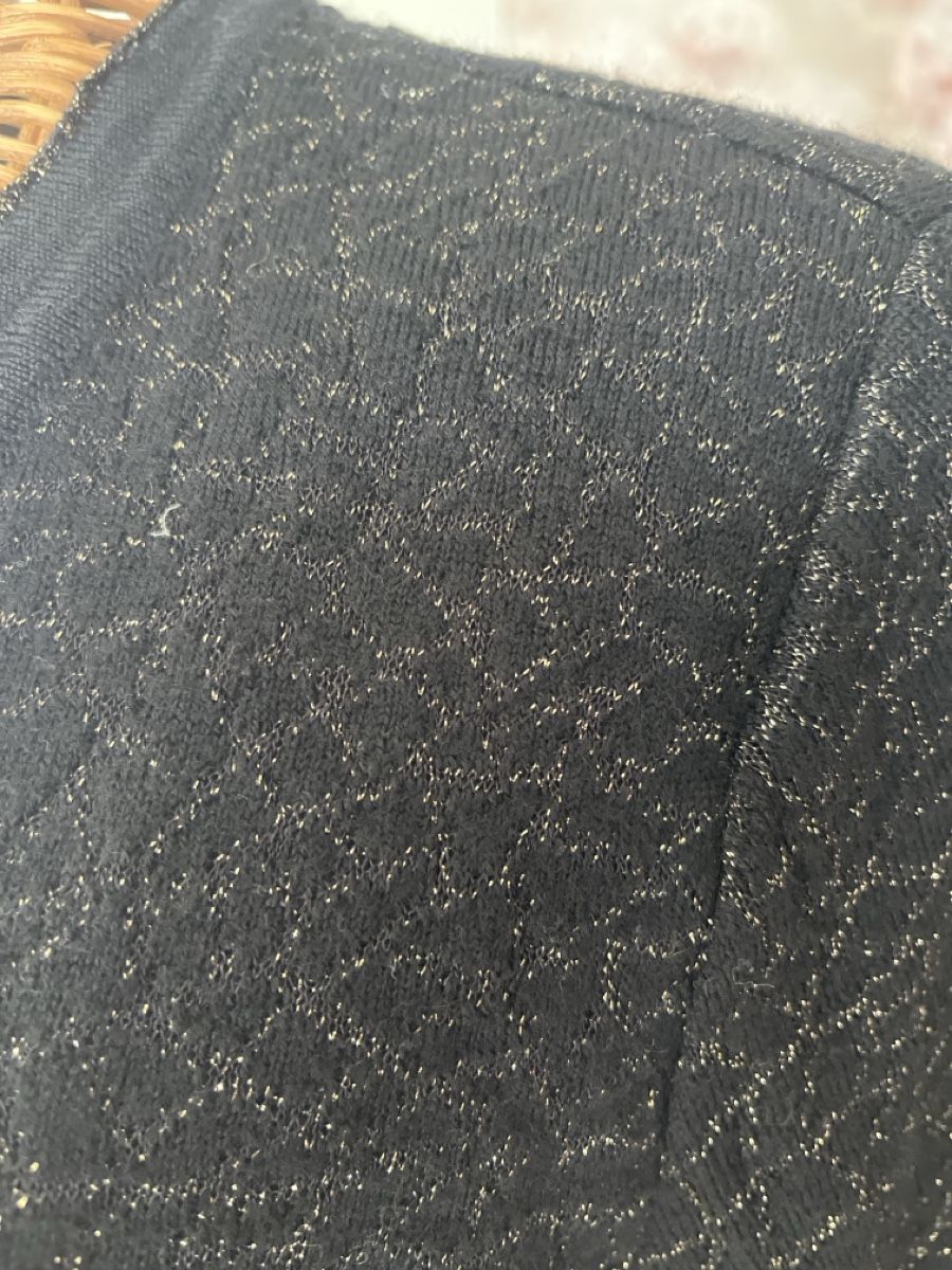 Giacche: St. Georges Strickjacke, schwarz-Glitzer, 40 – Usato da Solothurn venduto da Bobesch08 4