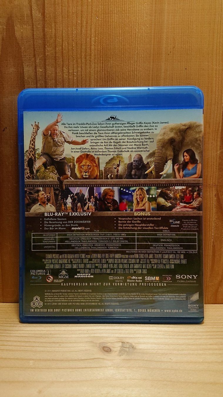 Alle DVDs: DER ZOOWÄRTER Blu-Ray – Gebraucht aus Wilderswil von  1