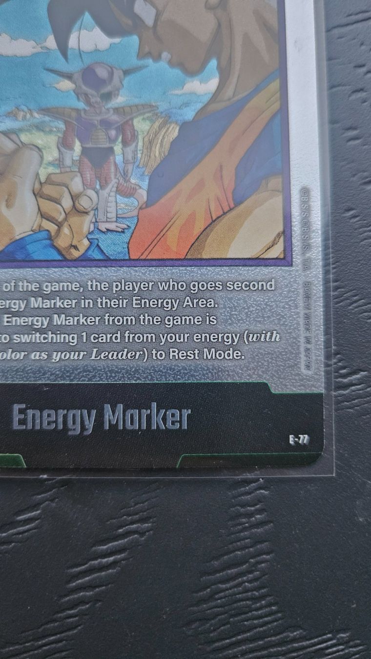 Bandai Carte collezionabili: DB Fusion World Energy Marker E-77 Silver EN – Usato da Stetten AG venduto da Kiosk56 2
