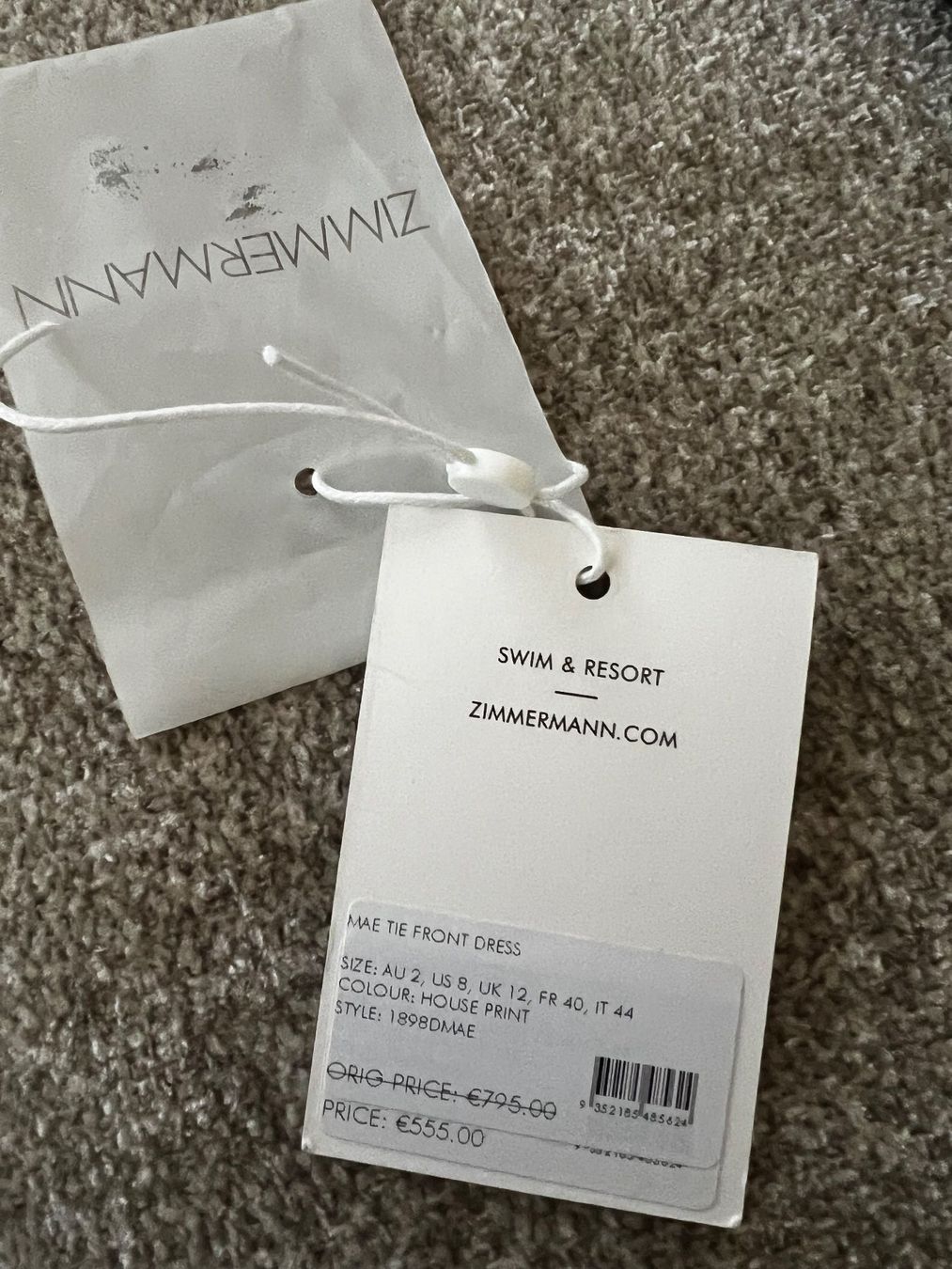Zimmermann Vestiti: Zimmermann Pattie Tie Front dress – Usato da schindellegi venduto da obi-kenobi 2