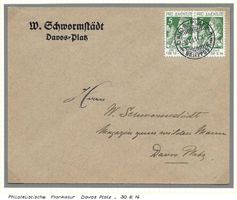 1913, J1 HELVETIA, PAAR VOLL-0 DAVOS-PLATZ 30.III.14, LUXUS!