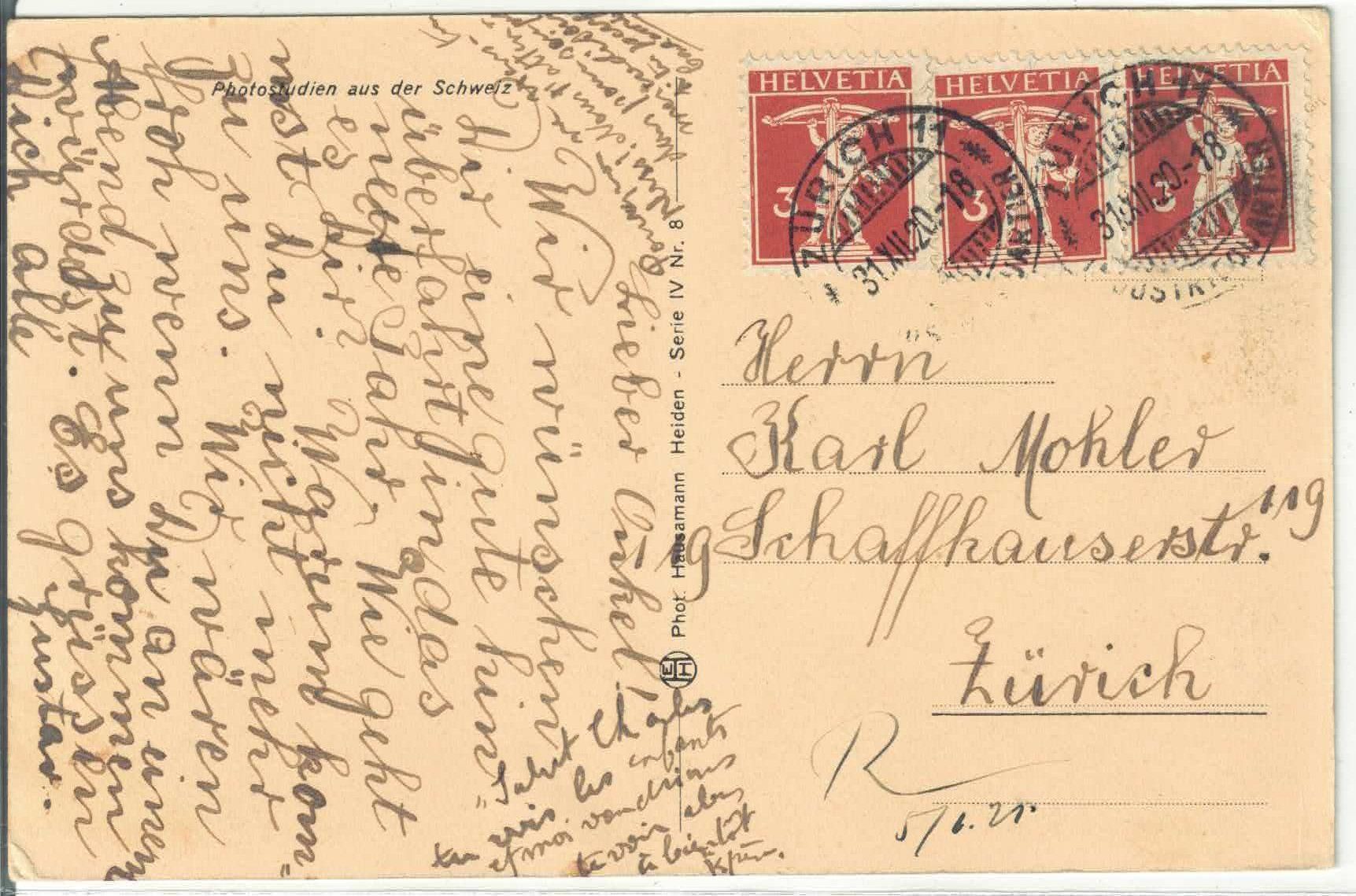 Cartoline postali: Appenzellerhaus bei Heiden – Usato da Ettingen venduto da Kartenplanet 1