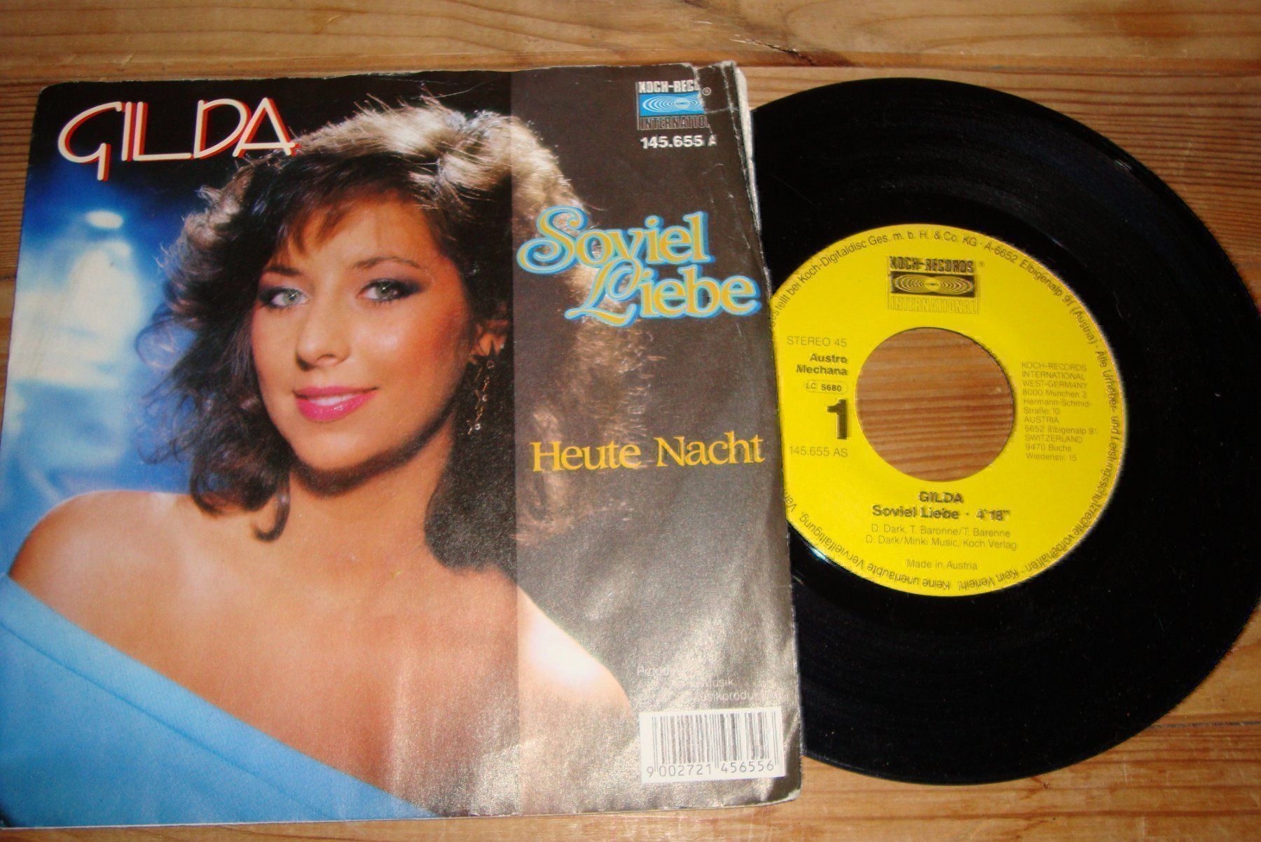 Dischi in vinile: GILDA - SOVIEL LIEBE - HEUTE NACHT – Usato da Bern venduto da Uli_10_11