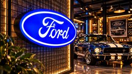 Ford Logo Leuchtschild | Geschenk Ideen für den Ehemann ✨️