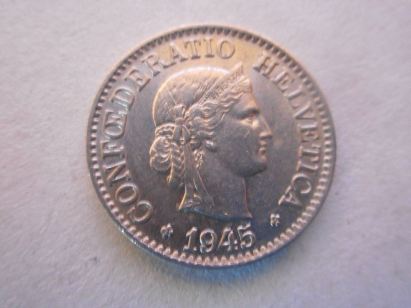 Tutti le monete: 10 Rp. 1945 unz/stgl – Nuovo (secondo la descrizione) da Kriegstetten venduto da pizlad2010 1