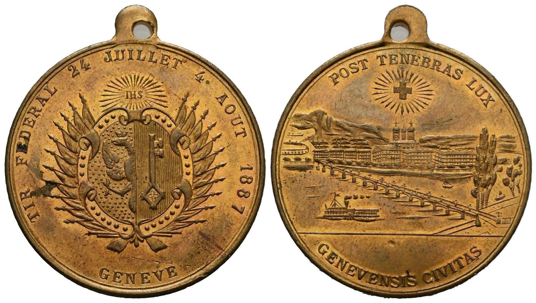 Incisioni: Genève 1887  BR R:647a  /178 – Usato da Trimbach venduto da Solothurn1