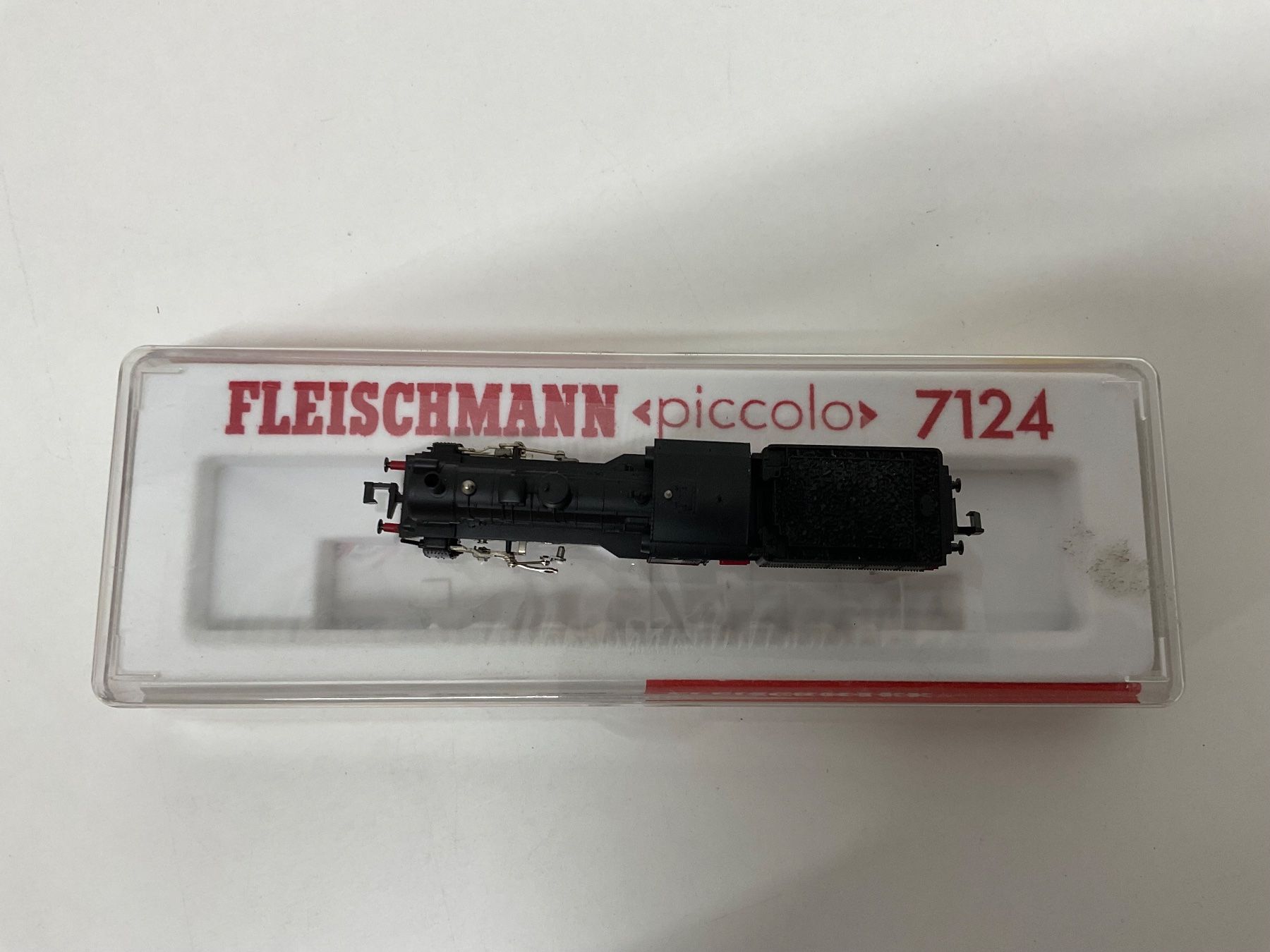 Fleischmann Modellini di ferrovie: Fleischmann piccolo 7124 Dampflok BR53, Bespielt Gest.defekt – Usato da Chur venduto da Chur75 4