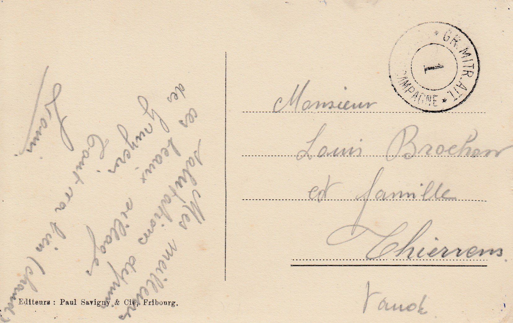 Cartoline postali: La Joux   FR   et le Moléson – Usato da Brig venduto da Valcards54 1