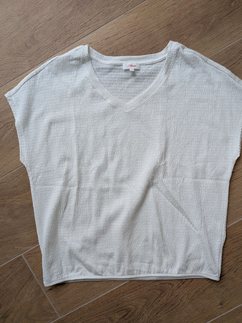 S.Oliver T-shirt: S. Oliver Shirt weiss – Nuovo (secondo la descrizione) da Eschenbach SG venduto da SanFranciscoCalifornia
