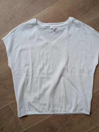 S. Oliver Shirt weiss