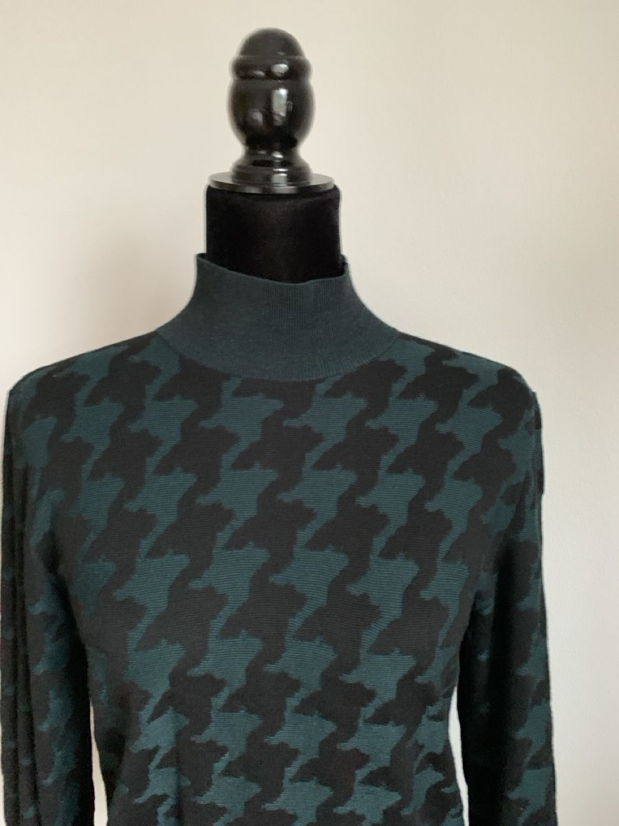 Akris Maglioni & Felpe: AKRIS: Exklusiver Wollpullover in grün/schwarz, 38 – Nuovo (secondo la descrizione) da Luzern venduto da paulablue