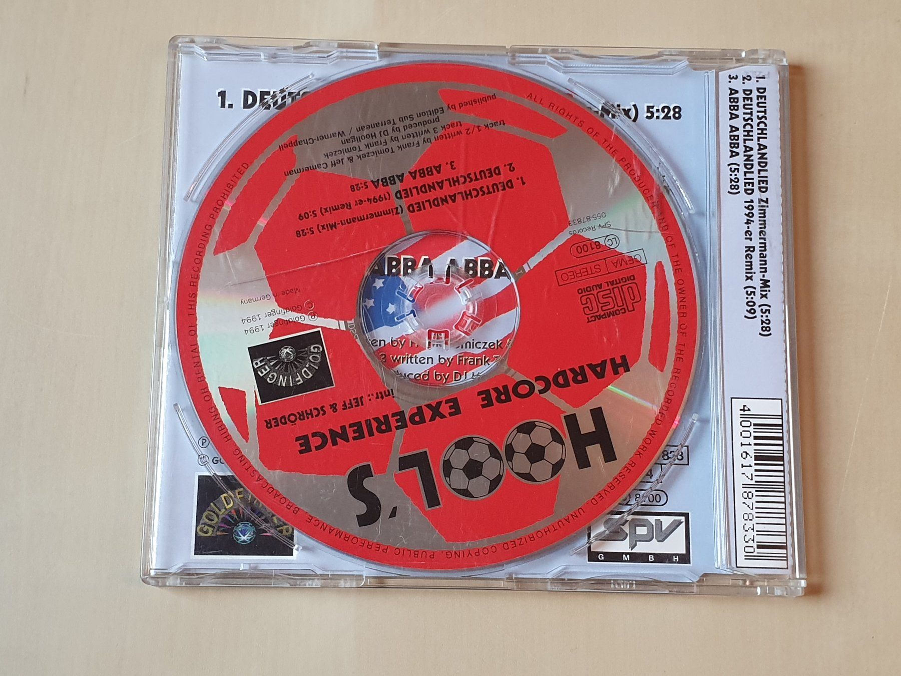 CD: Hools Hardcore Experience Deutschlandlied – Usato da Stansstad venduto da collectorsshop 1