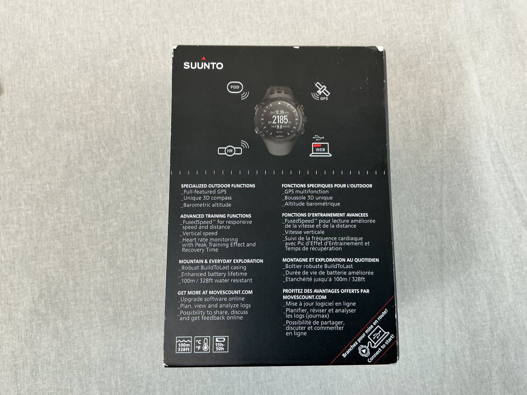 Suunto Smartwatch: SUUNTO Ambit Black HR GPS Uhr – Gebraucht aus Richterswil von Restwert_Richterswil 7
