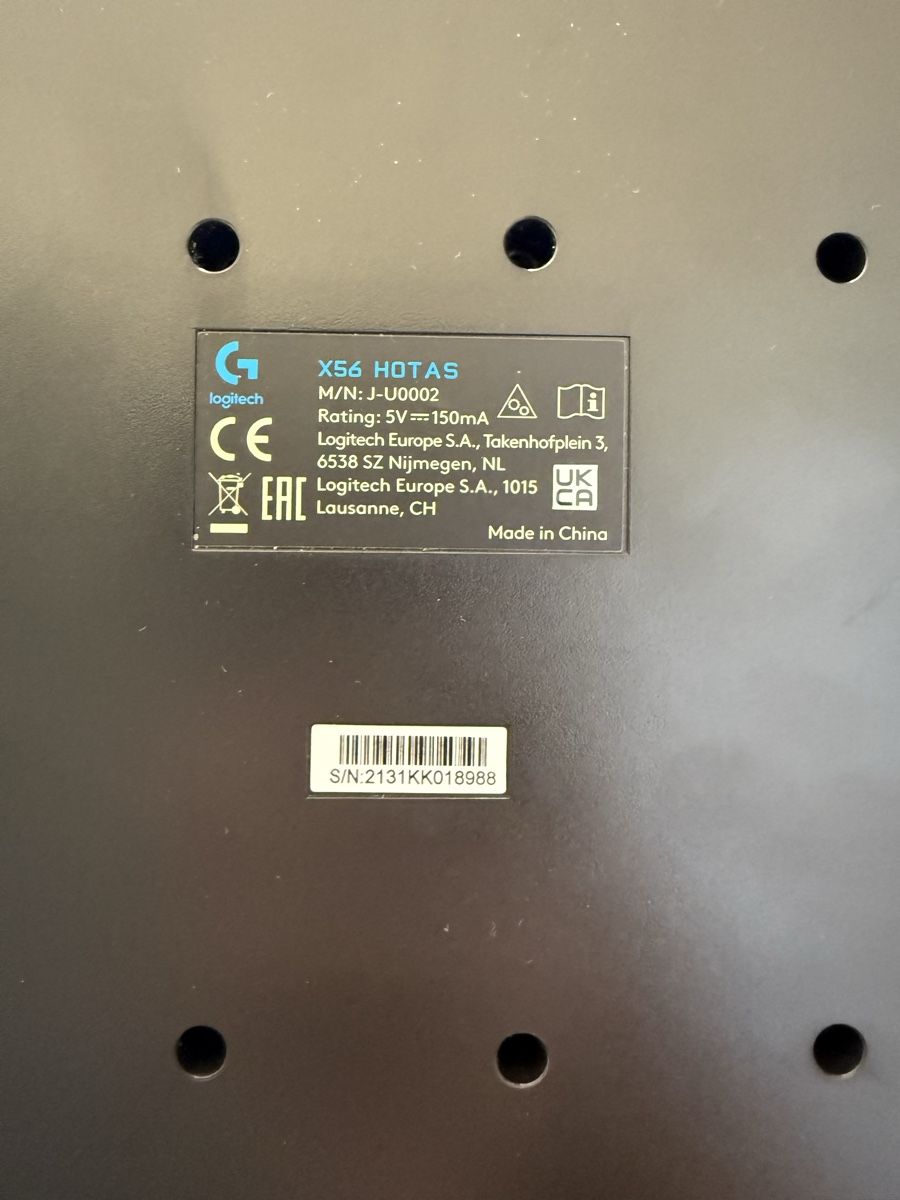 Logitech Manettes: Logitech X56 Hotas – Neuf (Voir description) à Altstätten SG par jas_s9fk 3