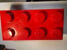 LEGO Aufbewahrungsbox 8 Noppen rot guter Zustand