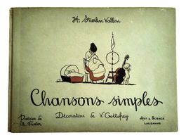 Chansons simples Stierlen Vallon Gottofrey Fuster 1913 RARE!