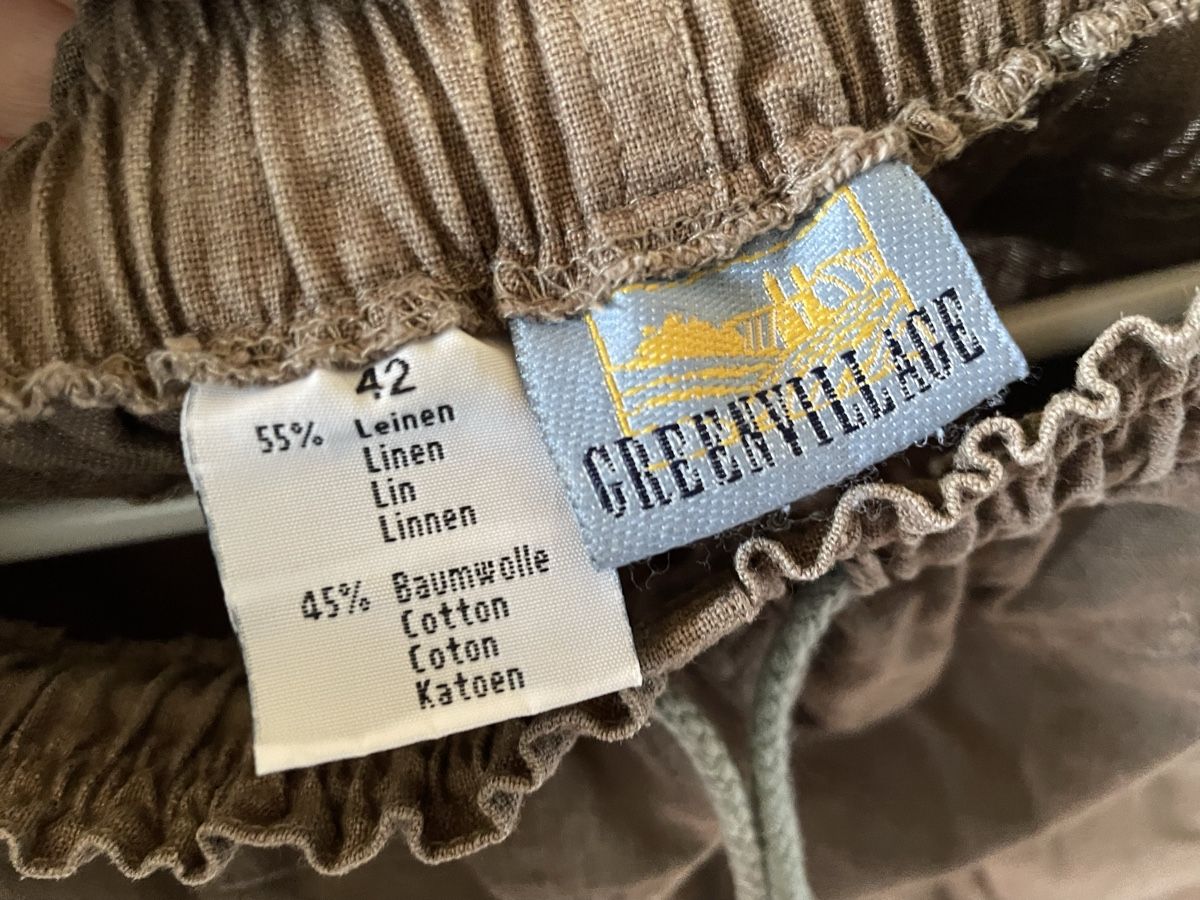 Pantaloni: Leinen Bermudas Gr. 42 Herren – Nuovo (secondo la descrizione) da Rümlang venduto da euqinom16 2