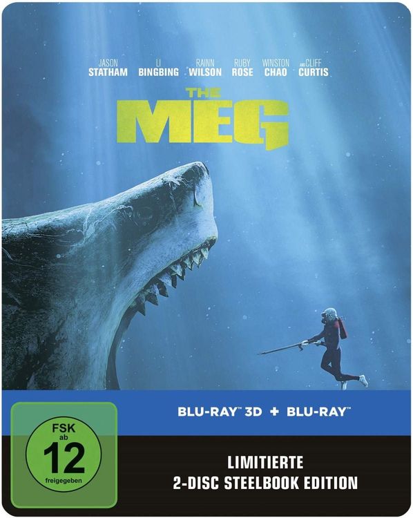 MEG (2018) Steelbook/Blu-ray 3D+2D/Jason Statham/RAR | Kaufen auf Ricardo