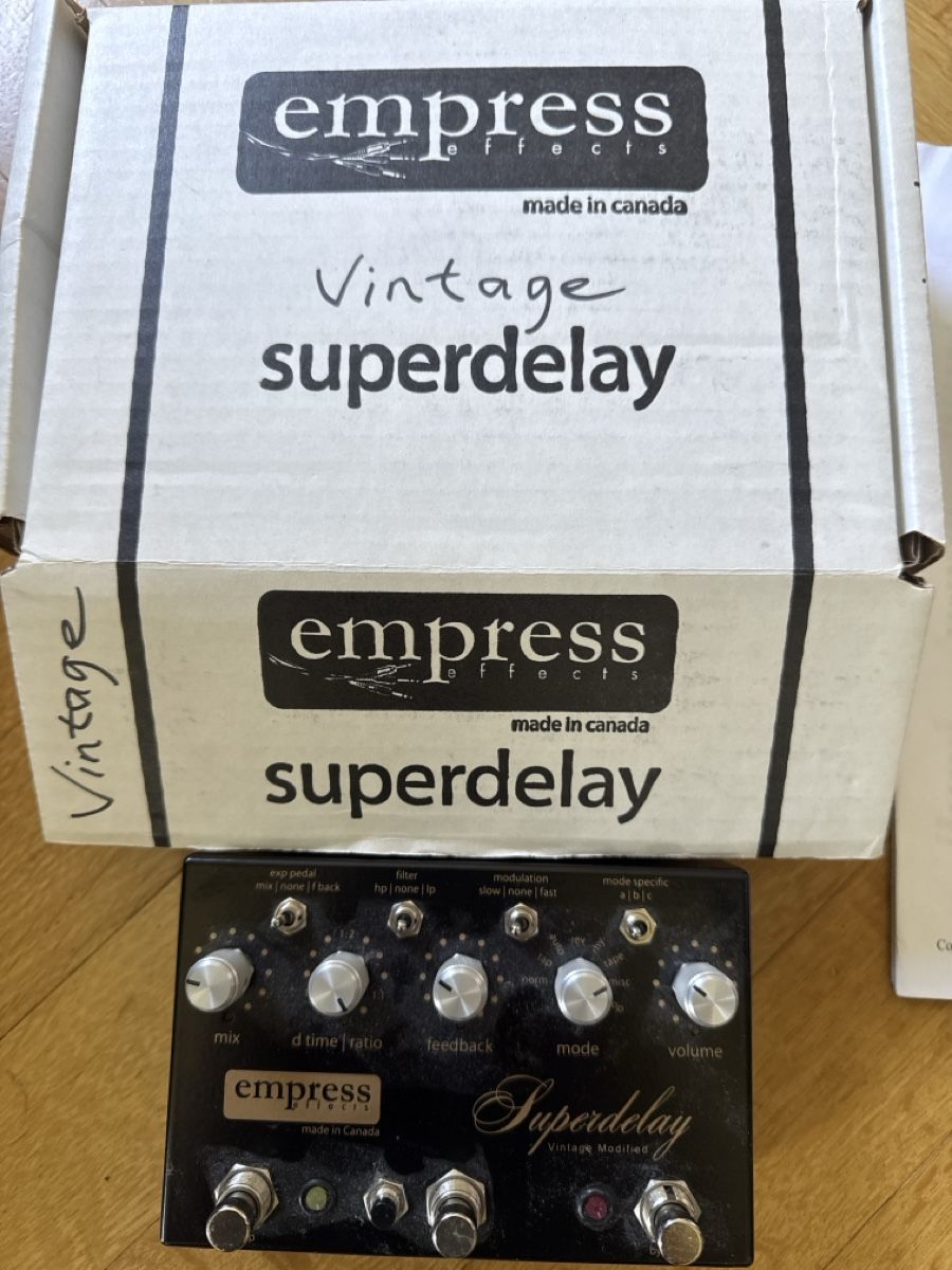 Strumenti musicali: Empress Effects Superdelay Vintage Modified mit OVP – Usato da Zürich venduto da jack6str