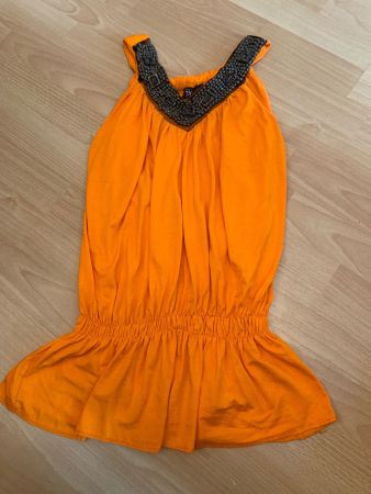 Joli haut orange fluo Yendi t. M-L