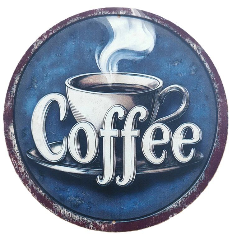 Insegne: Coffee  - Blechschild  (neu/OVP) – Nuovo e nell'imballaggio originale da Wilen b. Wollerau venduto da morethanmusic