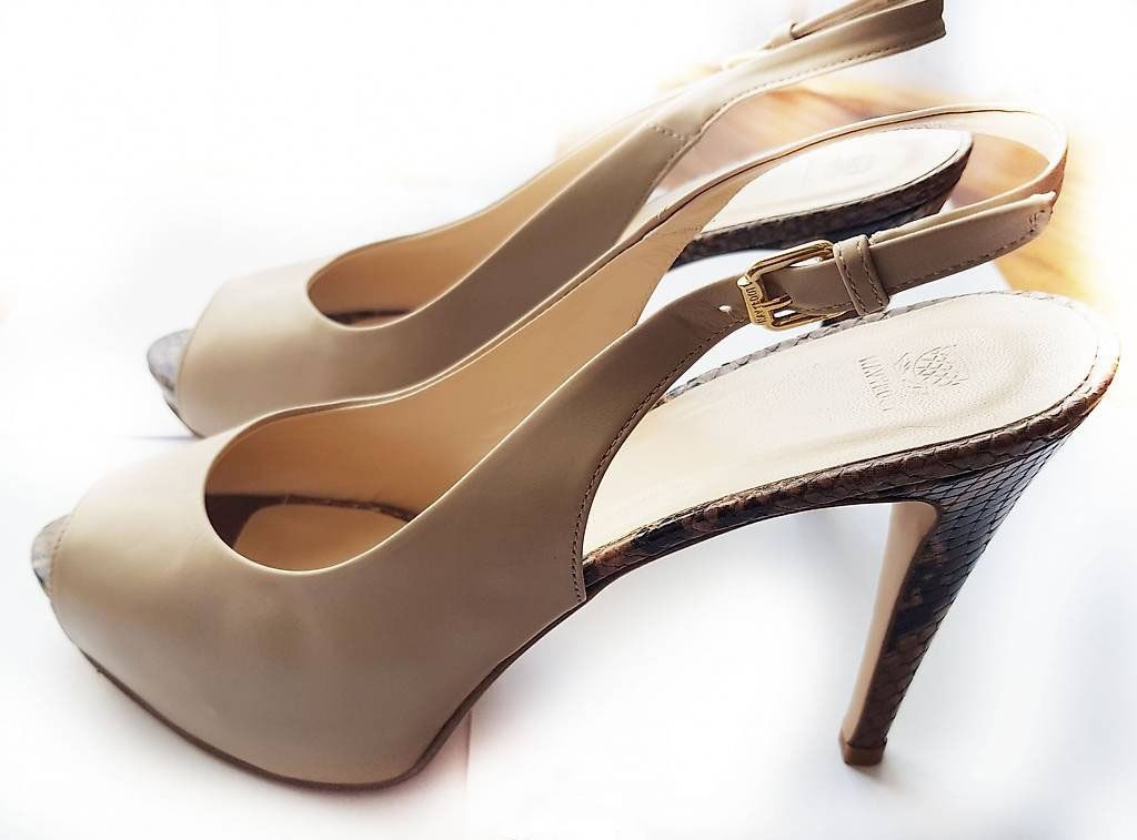 Navyboot Damenschuhe: Plateau High-Heels in Leder von Navyboot – Gebraucht aus Berg am Irchel von CM.Collection 1