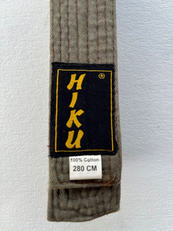 Playwell Kampfsport-Gürtel 280 Cm - Einfarbig 4,4 Cm Breite Baumwolle