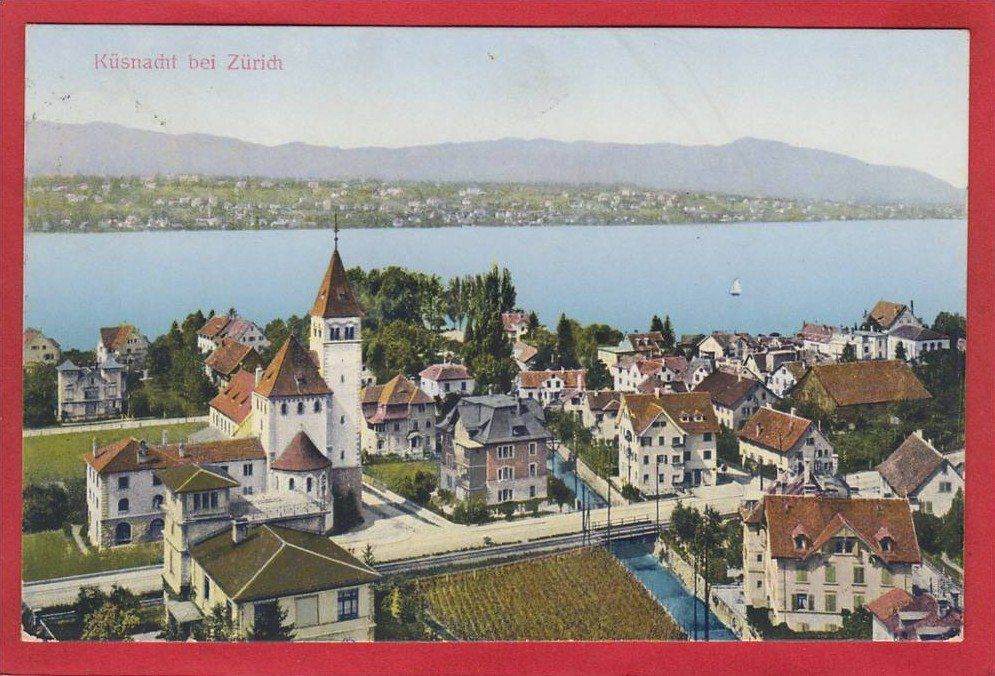 Cartoline postali: KÜSNACHT – Usato da Grüningen venduto da Kartenlaube