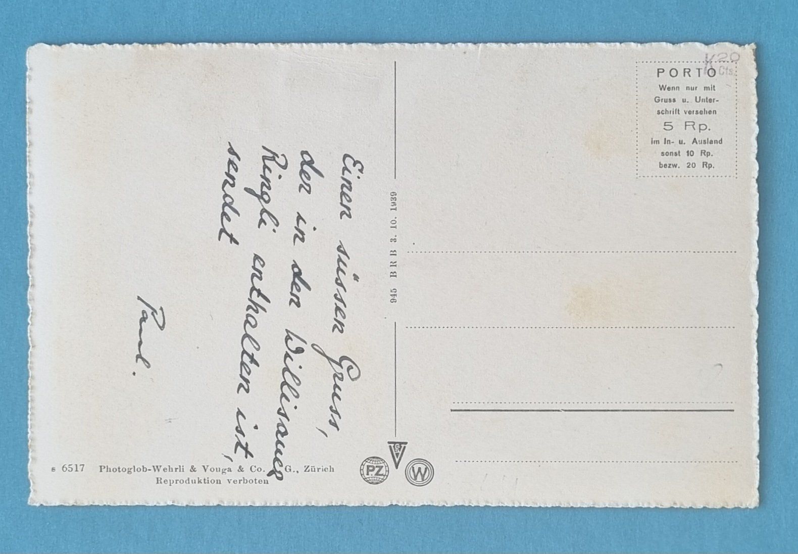 Cartoline postali: Willisau - Stadtansicht mit Schloss - 1939 – Usato da Rothrist venduto da RROENK 1