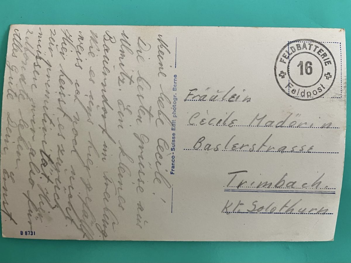Cartoline postali: Ansichtskarte Ulmitz Freiburg Feldpost gestempelt – Usato da Bauma venduto da Baumer71 1