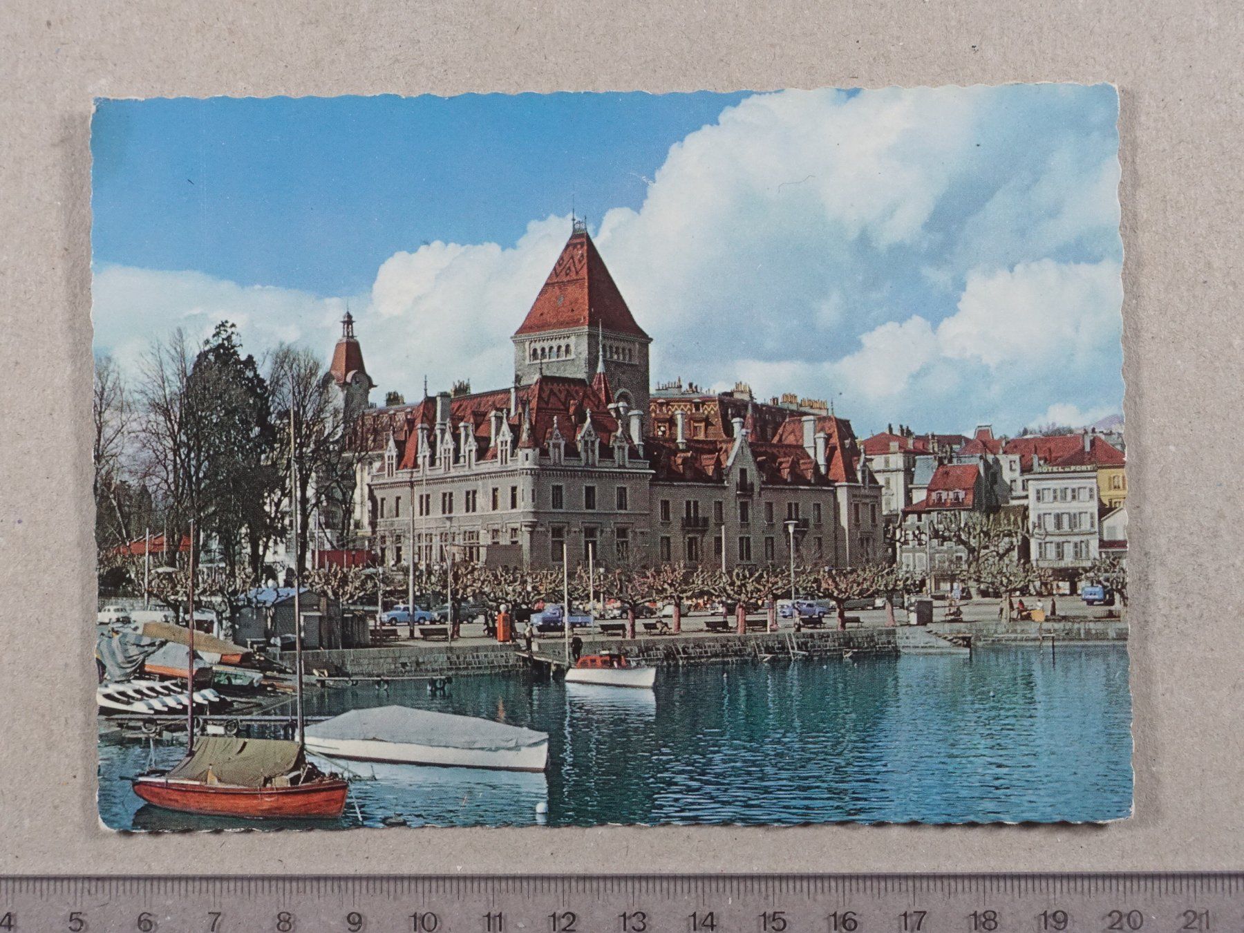 Cartoline postali: Lausanne - Ouchy, Château – Usato da Lenzburg venduto da fh1