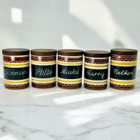 5x pots à épices vintage céramique MARIANNE WESTERMANN