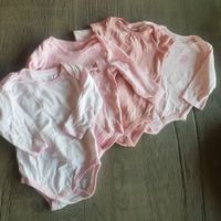🐸 4 x SUPER SCHÖNE BABY BODIES 62 - 68