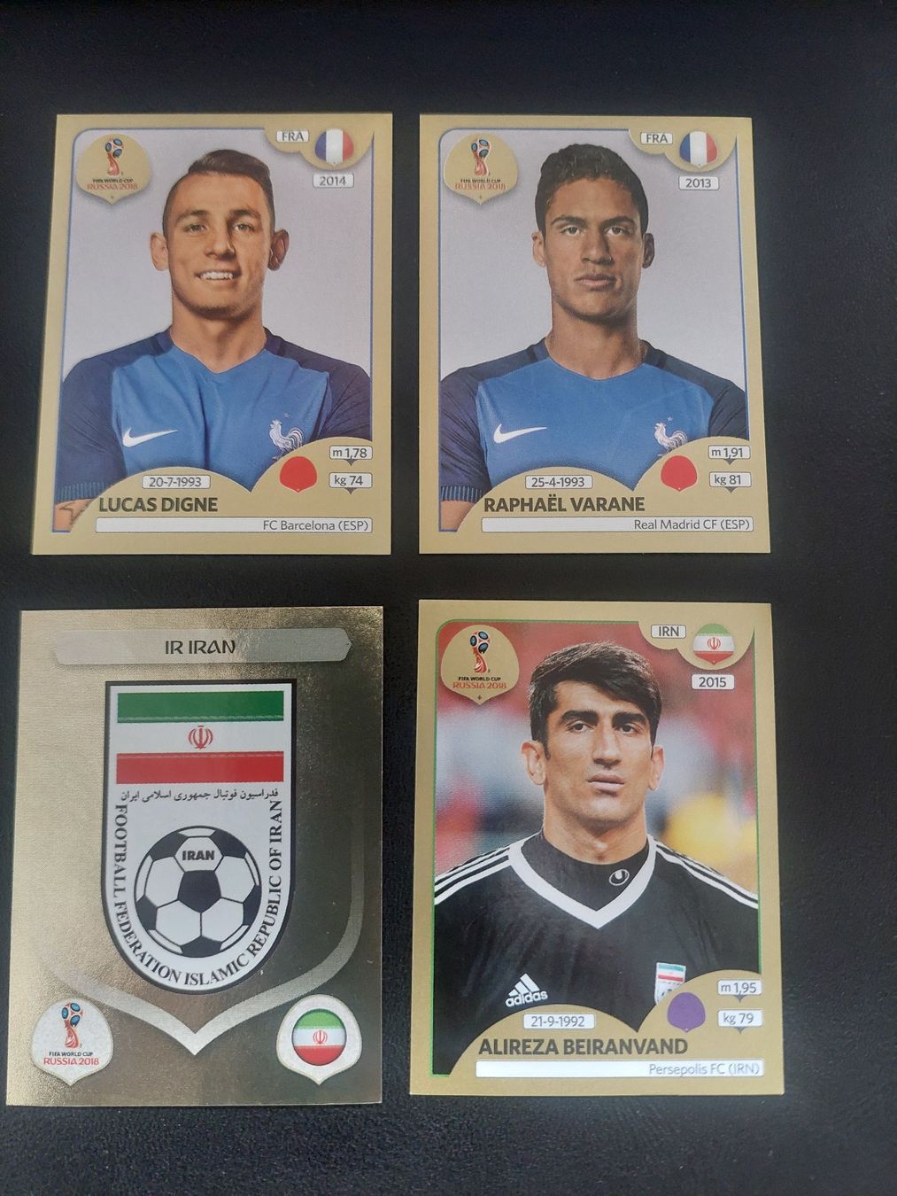 Panini Carte collezionabili: RUSSIA 2018 - 4x stickers – Usato da Biel/Bienne venduto da Deboma