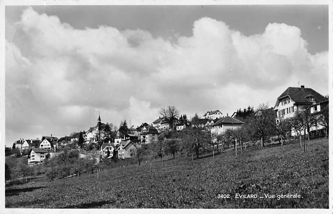 Cartoline postali: GRUSS aus EVILARD - alte BERNER Ansichtskarte – Usato da Winterthur venduto da SchatzchischtliWinti