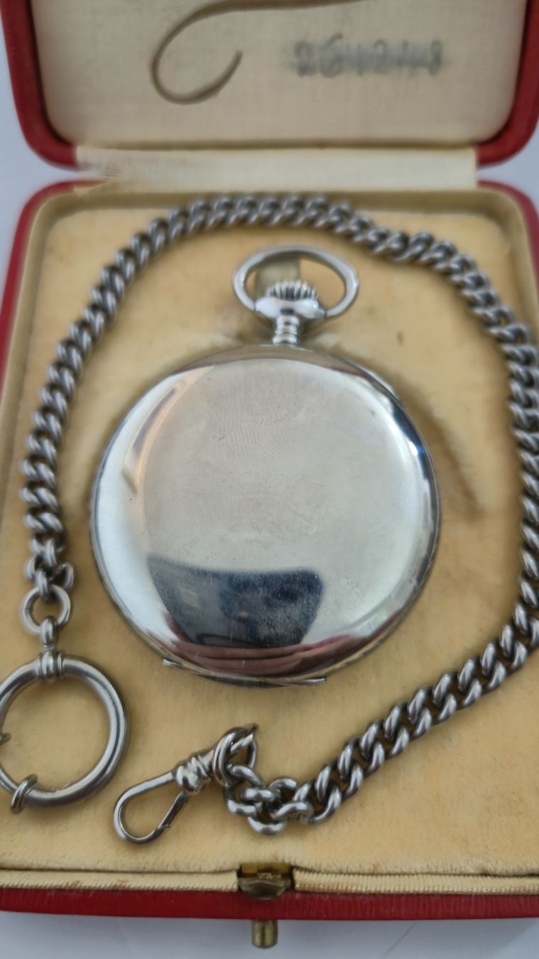 Zenith Orologi: Zenith Taschenuhr mit Box und Kette – Usato da Marbach SG venduto da Zippo1401 2