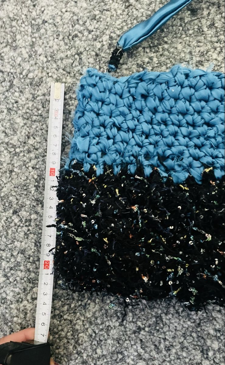 Borse da donna: Handtasche, blau-schwarz, Neu – Nuovo e nell'imballaggio originale da Au ZH venduto da Jaggy4 3