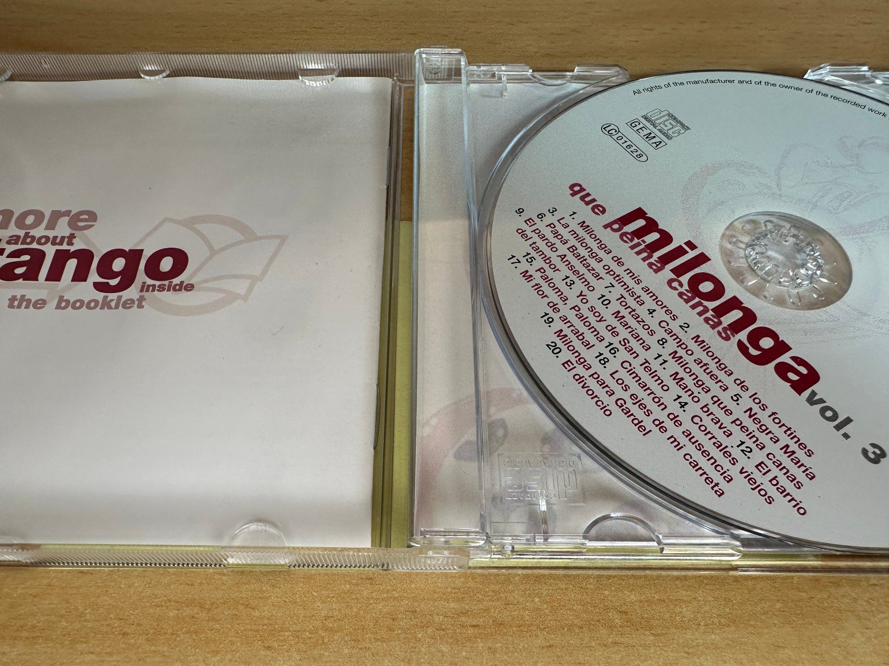 CD: A1 Milonga Que Peina Canas - Milonga Vol.3 – Usato da Rikon im Tösstal venduto da Alpenmutz 2