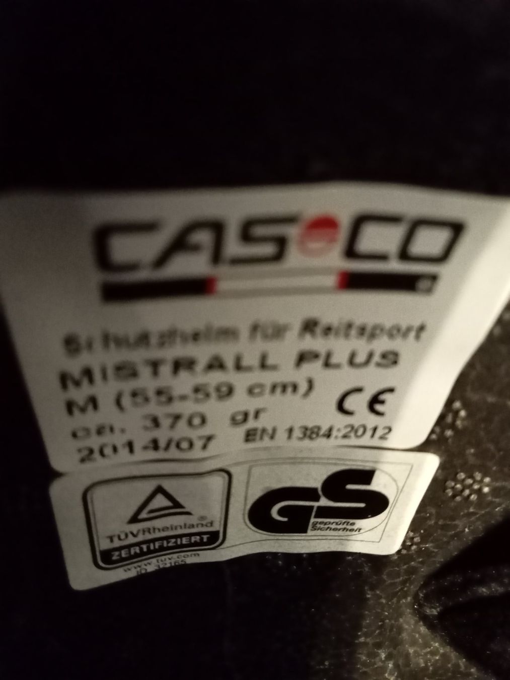 Casco Caschi: Reithelm neu, Marke Mistrall Plus – Nuovo e nell'imballaggio originale da zürich venduto da Bsp1 6