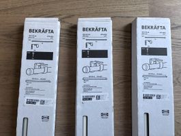 IKEA BEKRÄFTA Vorhangstange 120-210 cm Neu 3 Stk