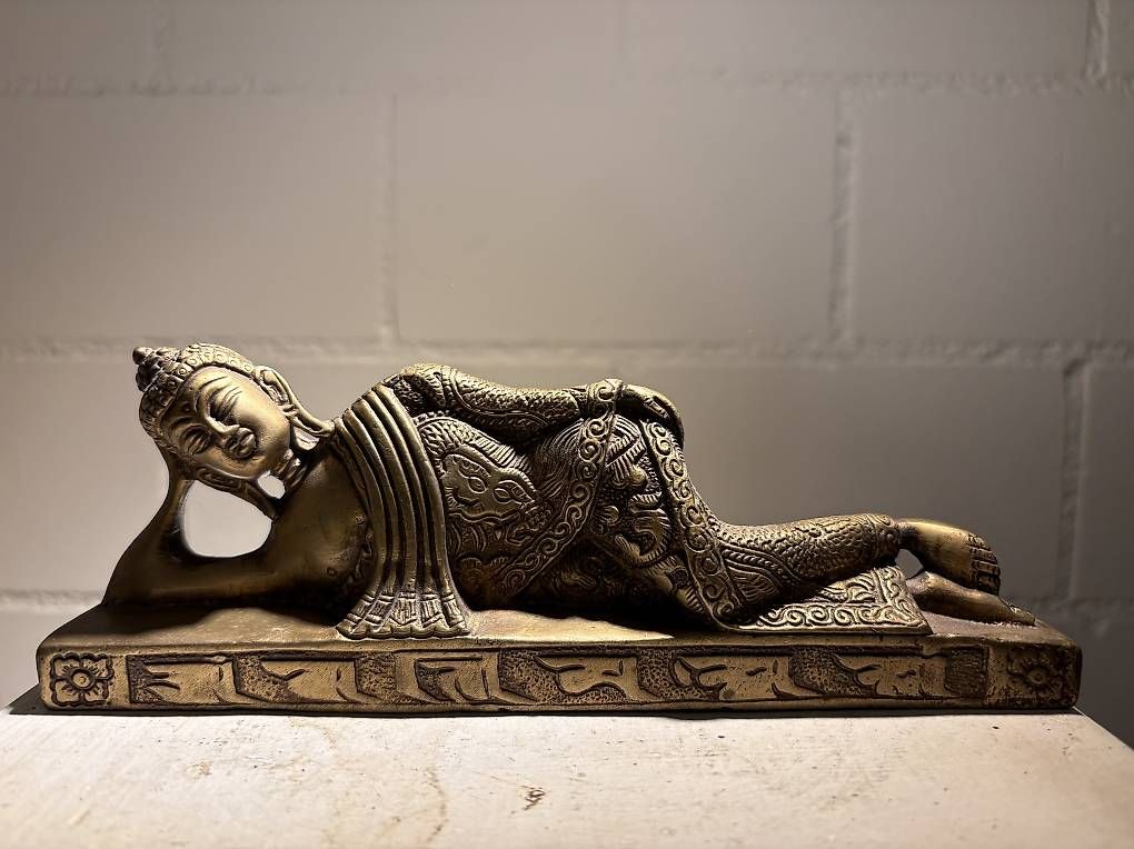 Sculture & Statue: Buddha schlafend Messing / 21 cm – Usato da Lenggenwil venduto da Unique_ 1
