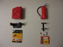 RC Zubehör Set: Kanister, Feuerlöscher & mehr, Neu!