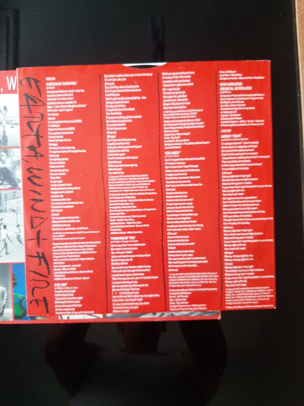 Dischi in vinile: LP von Earth,Wind&Fire aus 1987 – Usato da Kreuzlingen venduto da Jack.Daniels 4