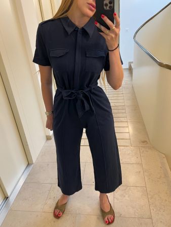 & Other Stories navy utility jumpsuit, size S