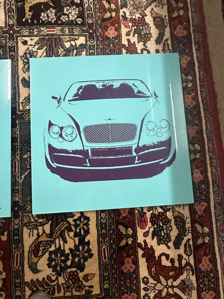 Dipinti: Triptyque Bentley continental GT par VINC – Usato da Bellevue venduto da bordeaux075cl 5